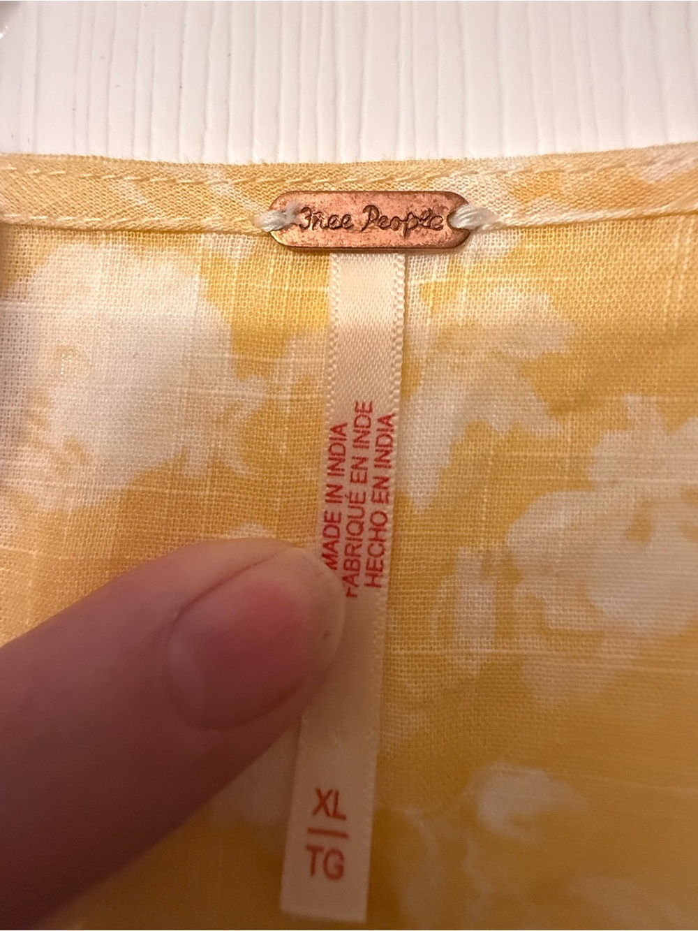 Free People Pappiet Midi Dress Sunshine  Yellow Size XL NWT - Picture 6 of 10